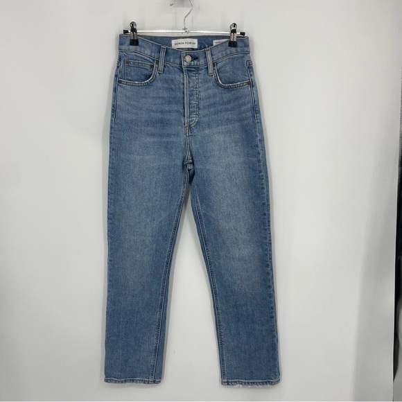Aritzia Denim Forum The Arlo High Rise Straight Jeans Sz 25 - Picture 2 of 12
